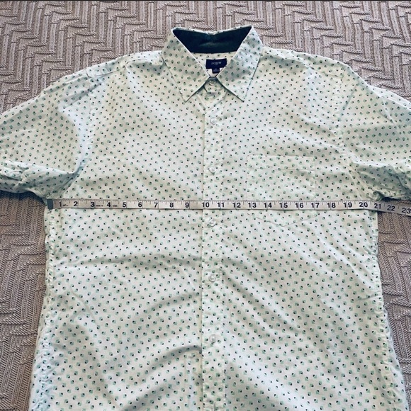 J Crew Short Sleeve Button Down Sz M - Picture 8 of 8